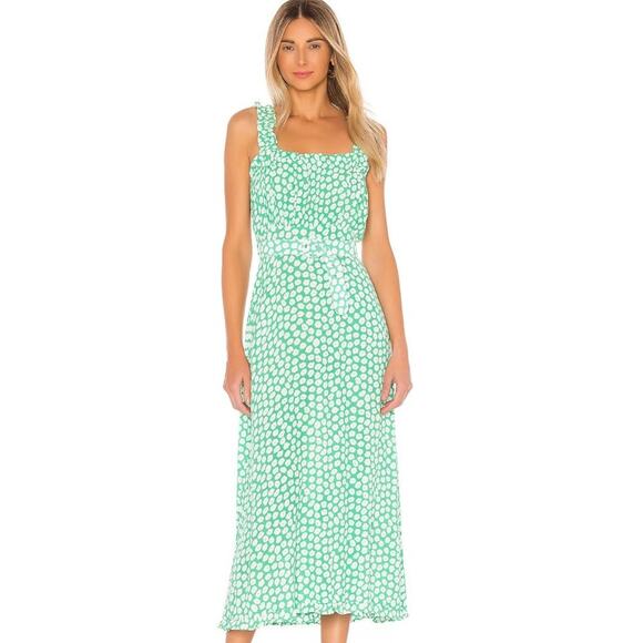 Faithfull the Brand Saint Tropez Midi Dress in Cora Floral NWT Size 4 - Picture 1 of 4